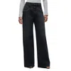 Hudson Jodie Seamed Front Yoke Wide Leg Jean In Milano Noir In Blue