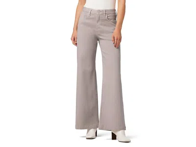 Hudson Jodie Wide Leg In Coated Moonrock In Brown