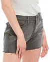 Hudson Kass Masquerade High-rise Biker Short In Gray
