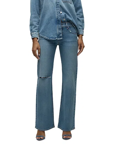 Hudson Kelli High Rise Loose Straight Jeans In Synergy