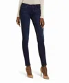 Shop Hudson Krista Dark Wash Denim Low Rise Super Skinny Jeans In Blue