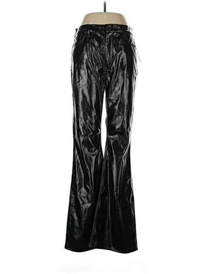 Pre-owned Hudson Leather Pants In Black