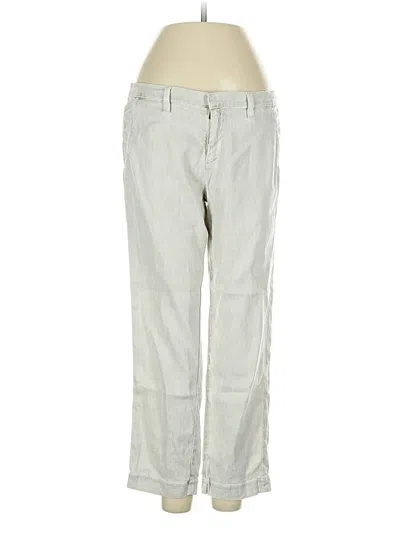 Pre-owned Hudson Linen Pants In Gray
