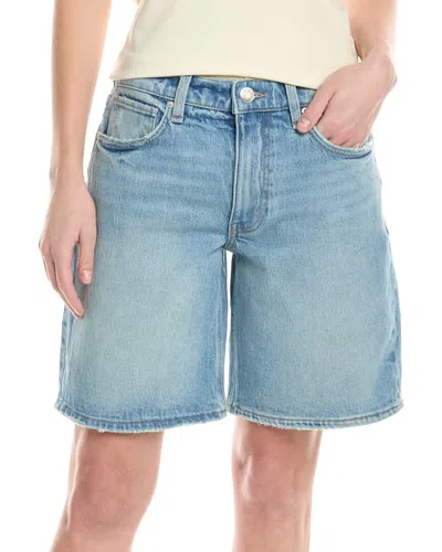 Hudson Jeans London Low-rise Fresca Long Short In Blue