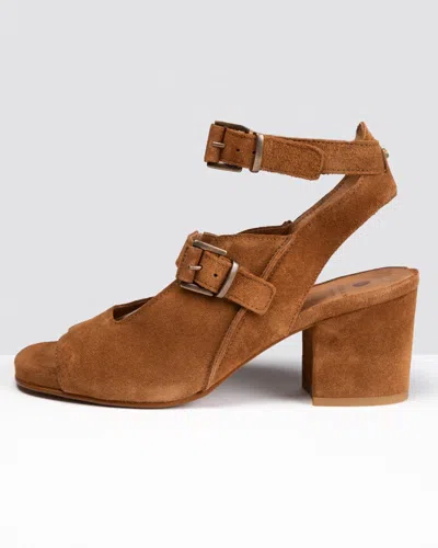 Hudson London Rona Suede Womens Heels In Brown