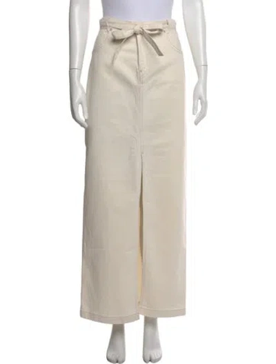 Pre-owned Hudson Long Skirt In Neutral