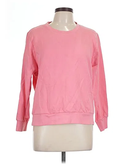 Pre-owned Hudson Long Sleeve Top In Pink