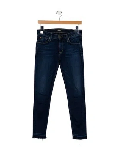 Pre-owned Hudson Low-rise Skinny Leg Jeans In Blue