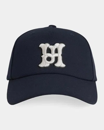 Hudson Men & Apos;s 3d Logo-embroidered Peaked Baseball Cap In Blue