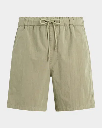 Hudson Men & Apos;s Cotton-blend Drawstring Shorts In Green