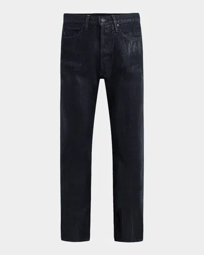 Hudson Men & Apos;s Wes Coated Denim Straight-leg Jeans In Blue
