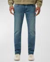 Hudson Blake Slim Straight Fit Jeans In Riptide Blue In Dunes
