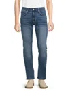 Hudson Blake Slim Straight Fit Jeans In Riptide Blue In Embark Blue