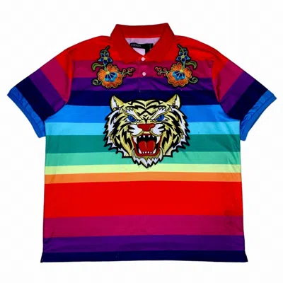 Hudson Men's Color Block Polo In Multi