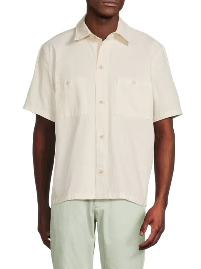 Hudson Men's Cotton-blend Camp Shirt