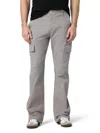 Hudson Jeans Kick Flare Cargo Pants In Gray