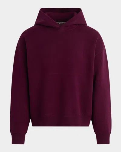 HUDSON MEN'S COTTON DOUBLE KNIT HOODIE