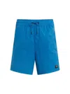 Hudson Racer Stretch Ripstop Drawstring Shorts In Ripstop Blue