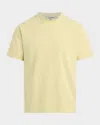 Hudson Men's Crewneck Heavyweight Cotton Tee In Yellow