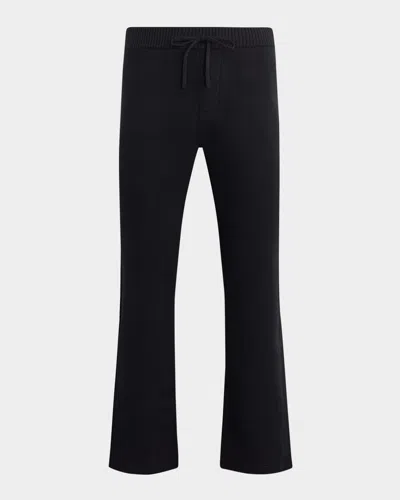 Hudson Men's Double Knit Kick Flare Pants In Black