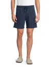 Hudson Men's Drawstring Casual Shorts In Blue