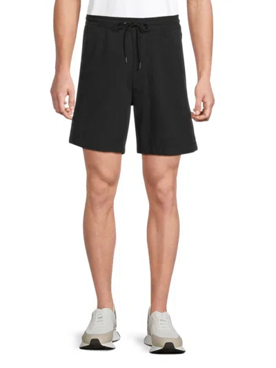 Hudson Men's Drawstring Casual Shorts In Black