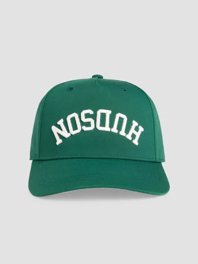 Hudson Men's Embroidered Reverse Logo Baseball Cap In Forest