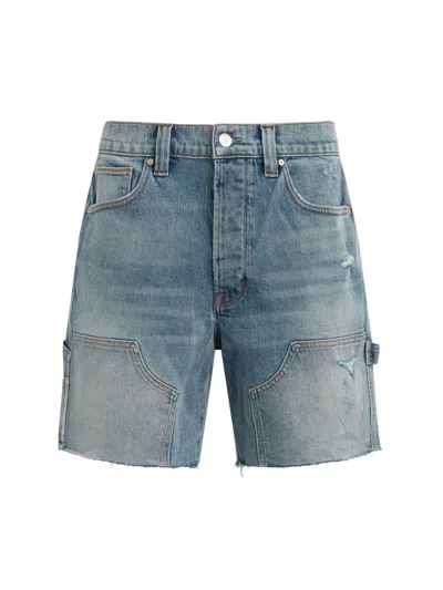 Hudson Denim Carpenter 8.25 Shorts In Eternal Blue In Eternal Indigo