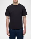 Hudson Jeans Heavyweight Cotton T-shirt In Forest Black