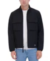 Hudson Men's Soft Shell Utility Jacket In Black