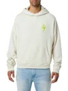 Hudson Men's Lightning Bolt Hoodie In Ecru
