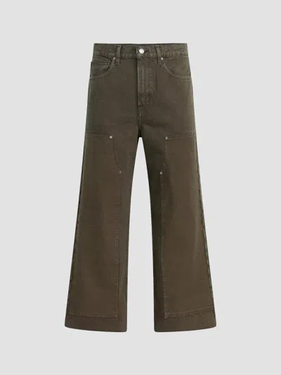 Hudson Jeans Luca Relaxed Fit Carpenter Jeans In Green