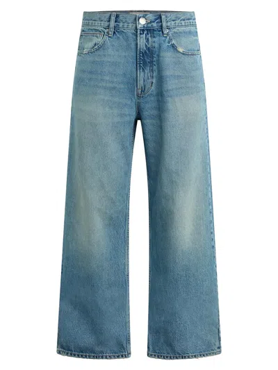Hudson Luca Wide Leg Jeans In Durham In Blue