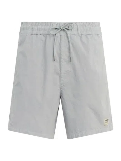 Hudson Men's Racer Cotton Shorts In Ripstop Grey