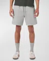 Hudson Racer Stretch Ripstop Drawstring Shorts In Ripstop Grey