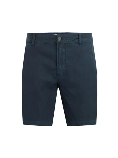 Hudson Men's Stretch Cotton Chino Shorts In Night Blue