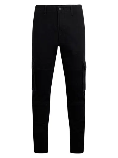 Hudson Men's Stretch Skinny Cargo Jeans In Black