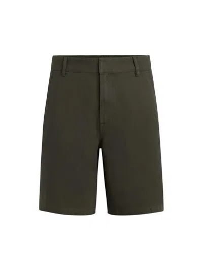 Hudson Jeans Venice Cotton Twill Chino Shorts In Green