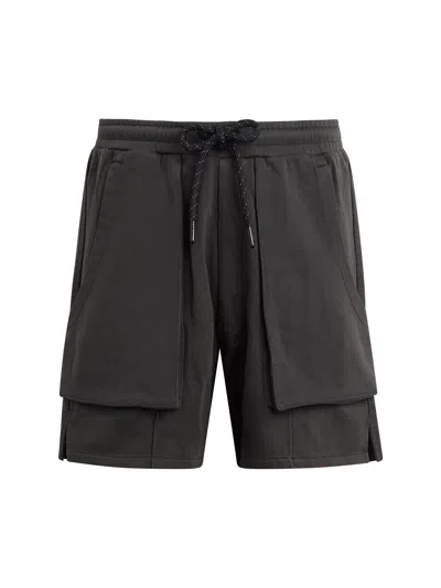 Hudson Jeans Viper Cargo Cotton Shorts In Black