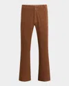 Hudson Men's Walker Bootcut Corduroy Trousers In Brown