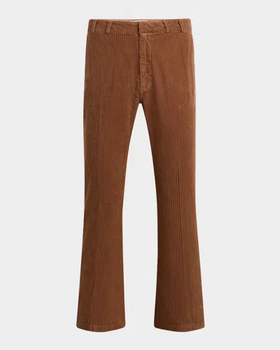 Hudson Jeans Walker Cotton Trouser Pants In Brown
