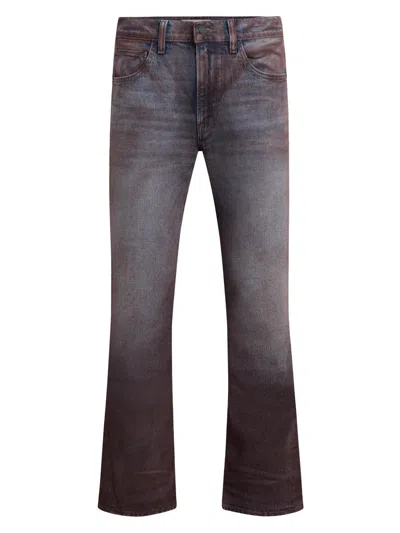 Hudson Men's Walker Coated Kick Flare Jeans