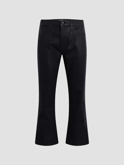 Hudson Men's Walker Coated Kick Flare Jeans In Black