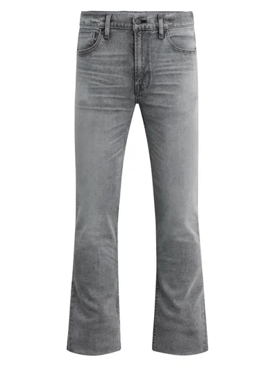 Hudson Men's Walker Kick Flare Jeans In Gray