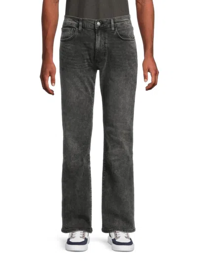 Hudson Men's Walker Kick Flare Jeans In Gray