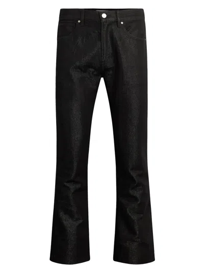 Hudson Blake Slim Straight Fit Jeans In Point Break Black In Blue