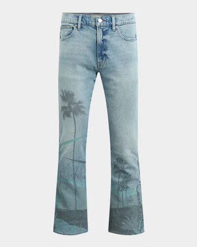 Hudson Men's Walker Kick Flare Jeans In Spring Break