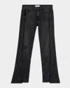 Hudson Jeans Walker Reconstruction Kick Flare Jeans In Reconstructed Blac
