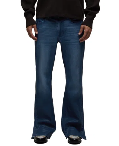 Hudson Men's Walker Track Zip-fly Bootcut Jeans In Blue