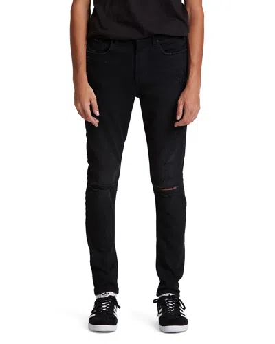 Hudson Men's Zack Distressed Skinny Jeans In Black